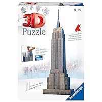 Ravensburger Empire State Building 216 Piece 3D Jigsaw Puzzle for Kids and Adults - Easy Click Technology Means Pieces Fit Together Perfectly