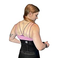 IRUFA, BA-OS-11,3D Breathable Lumbar Lower Back Brace w/4 Stays and Dual Adjustable Straps, Back Support Belt - Back Pain, Muscle Spasms, Sprains, Arthritic Back, Sciatica, Scoliosis (XX-Large)