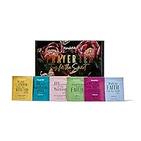 Thoughtfully Gourmet, Tea Affirmations Christian Prayer Gift Set, Includes 6 Flavours of Tea with Bible Verses from Psalms and Other Books to Rejoice, Pack of 90