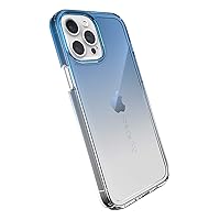 Speck Products Gemshell Print iPhone 12 Pro Max Case, Kyanite Blue/Clear (137612-9135)