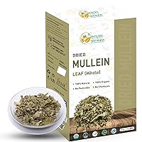Herbs Botanica Organic Mullein Leaf Tea Loose Leaves Mullein Herb Mullen Respiratory Health, Skin Health, Supports Digestive Health Soothing Sore Throats 4 oz