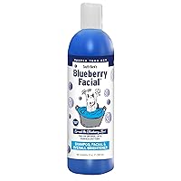 South Bark's Blueberry Facial® Pet Shampoo 12 oz. | Brightener & Tear Stain Remover | Long-Lasting Odor Eliminator | Cruelty-Free | Paraben-Free | Made in The USA