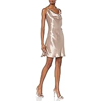 GUESS Women's Sleeveless Taryn Cowl Dress, Posh Taupe, Medium
