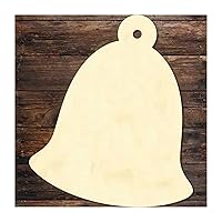 Back to School Blank Wood Slice Cutout, Bell Shape Craft Wood Children Home Decor Wooden Ornaments to Paint 1st Day of School Party Supplies Country Farmhouse Home Decor Sign, 3PCS