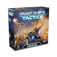 Tactics Starter Box - The Strategic Miniatures Battle Game You Play with Modular Fully Customizable Ship Models, Ages 14+, 1-2 Players, Grey