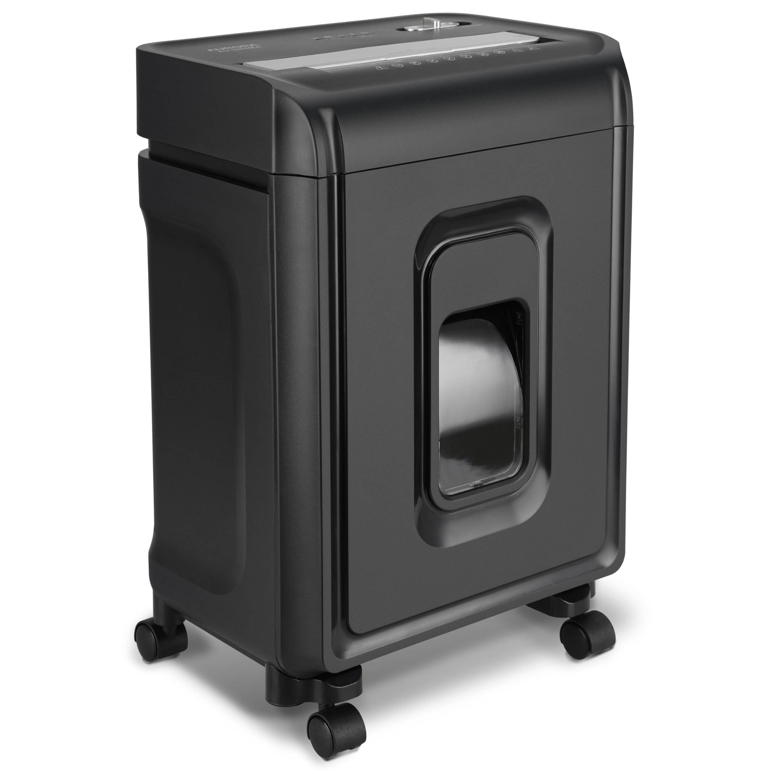 Aurora AU1085MA High-Security 10-Sheet Micro-Cut Paper and Credit Card Shredder with 4-Gallon Pullout Wastebasket/ 20 min Run Time