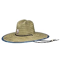 HUK Straw, Wide Brim Fishing & Beach Hat for Men