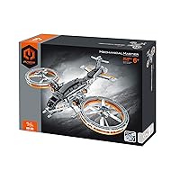 STEM Mechanical Engineering Building Toy, Starfighter with liftable Wings Building Blocks Take Apart Toy, 817 Pcs DIY Building Kit, Learning Engineering Construction Toys