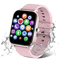 TORJALPH Smart Watch for Men Women Compatible with iPhone Samsung Android Phone 1.7 Inch Full Touchscreen Watch IP68 Waterproof Bluetooth Fitness Tracker Smart Watch with Heart Rate / Sleep Monitor