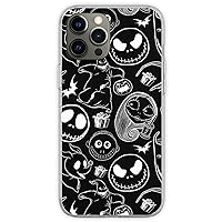 The Halloween Sally Black Nightmare Phone Case Compatible with iPhone 14 Pro Before Jack Horror Christmas TPU Soft Silicone Shockproof Phone Cover