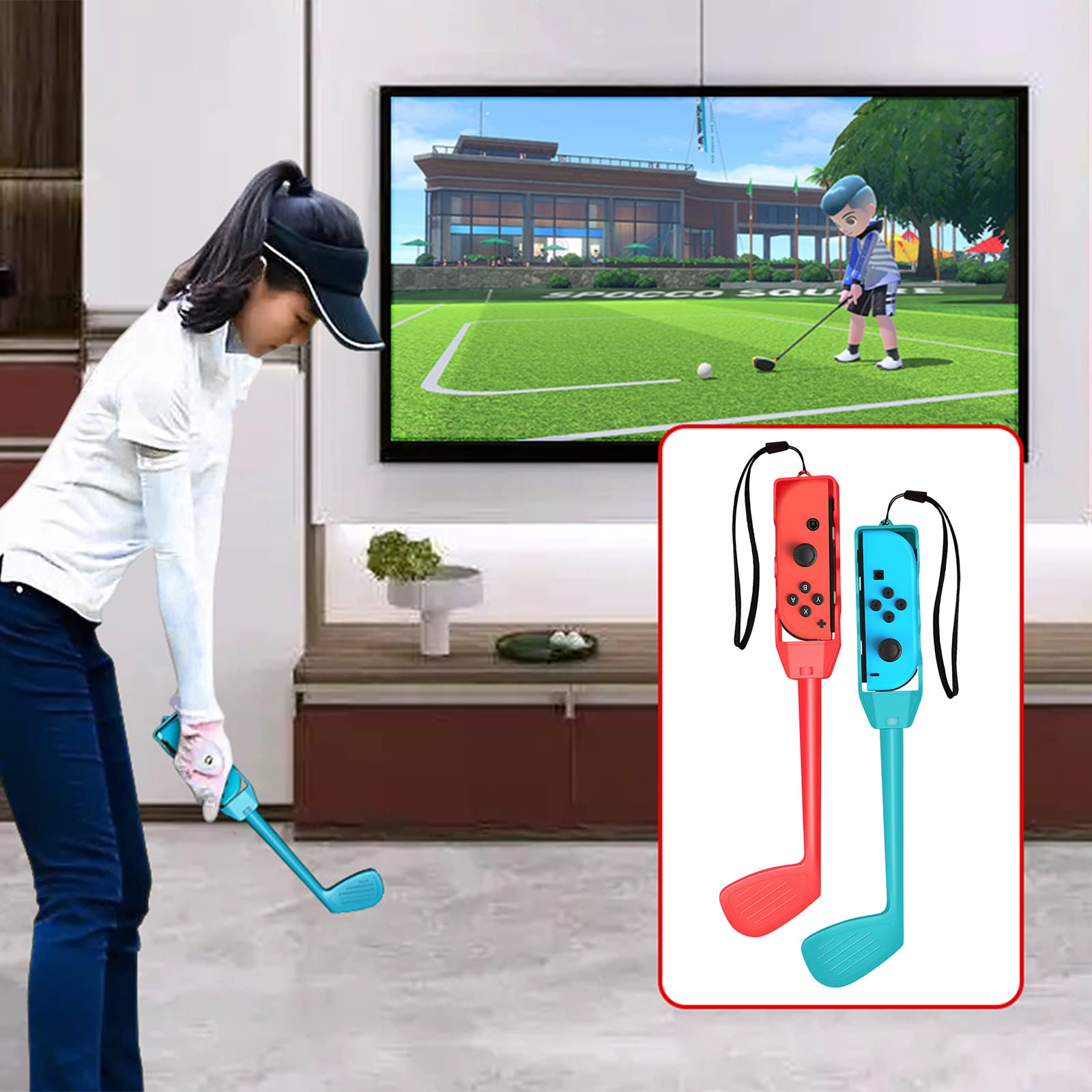 2023 Switch Sports Accessories for Nintendo Switch Games , Family Party Pack Game Accessories Set Kit for Kids Switch OLED Sports Games