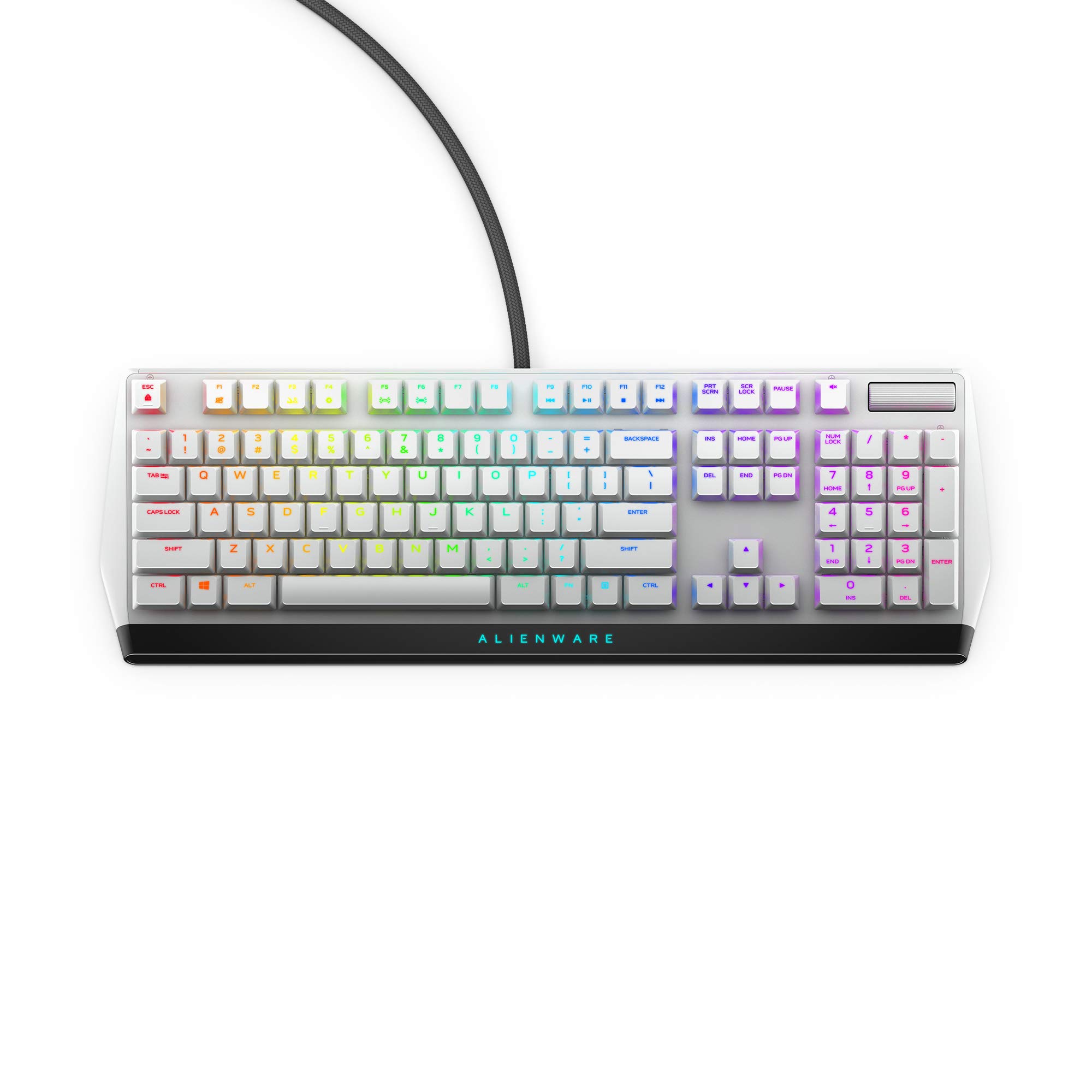 Alienware 510K Low-Profile RGB Mechanical Gaming Keyboard, US Layout - AW510K (Lunar Light)