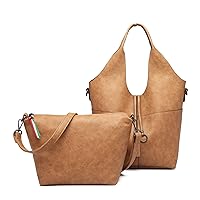 Guscio Basic 170571 3-Way Tote Bag x Bag-in-Bag Set with Strap, PU Leather, Lightweight, Compatible with A4 Size