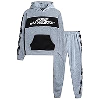 Boys' Sweatsuit Set - 2 Piece Fleece Pullover Hoodie and Jogger Sweatpants (8-16)