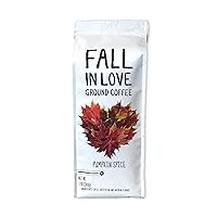 Fall In Love Pumpkin Spice Flavored Coffee by Paramount Roasters, 1-12 ounce ground package from Paramount Coffee Company