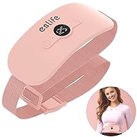 Electric Heating Pad for Period Cramps - Portable, Adjustable Heat & Massage Pad with 6 Levels & Timer - Relief from Menstrual & PMS Pain, Ideal Valentine's Day Gift for Women & Girls