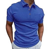 Multi Color Polo Shirt red Button Shirt Mens Golfing Shirts Mens Short Sleeve Tuxedo Shirt Big Tall Muscle Shirt