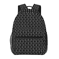 Lightweight Backpack for Gym Travel Bicycle - Big Capacity Multipurpose Anti-Theft Carry On Bag, Barber Scissors Black Art Travel Hiking Bag & Day Pack