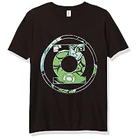 Warner Brothers Justice League Green Lantern Fill Boy's Premium Solid Crew Tee