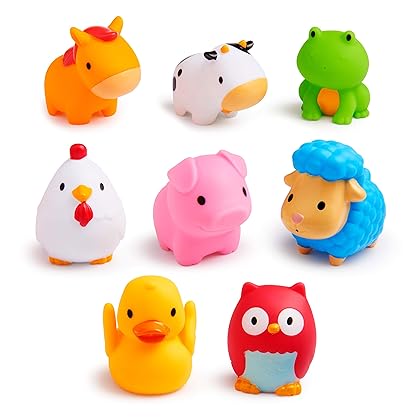 Munchkin® Farm™ Animal Squirts Baby Bath Toy, 8 Pack