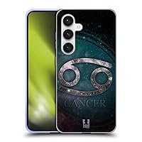 Head Case Designs Cancer Nebula Zodiac Symbols Soft Gel Case Compatible with Samsung Galaxy S24 5G