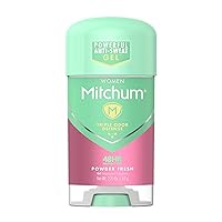Mitchum For Women Power Gel Anti-Perspirant Deodorant Powder Fresh 2.25 oz (Pack of 8)