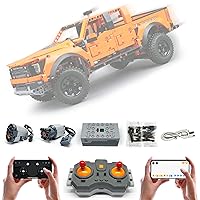Motor Set and Remote Control for Lego 42126 Technic Ford F-150 Raptor, APP Control, Programmable, with Joystick Remote Control, 2 Motor (Model not Included)
