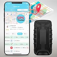 Hidden Magnetic GPS Tracker Ready-to-Use for Vehicles, Trailers, Elderly, Teenager Real-Time 4G Car Tracker Device, Splash-Proof with a 3 Month Rechargeable Battery Life, Includes APP