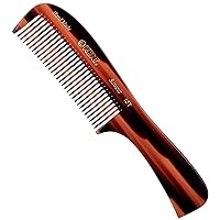 Kent 10T Large Wide Tooth Comb - Rake Comb Hair Detangler / Wide Tooth Comb for Curly Hair - Beard Combs/Hair Comb Hair Care Detangling Comb - Hair Comb for Men Hair Supplies - Natural Hair Comb Set