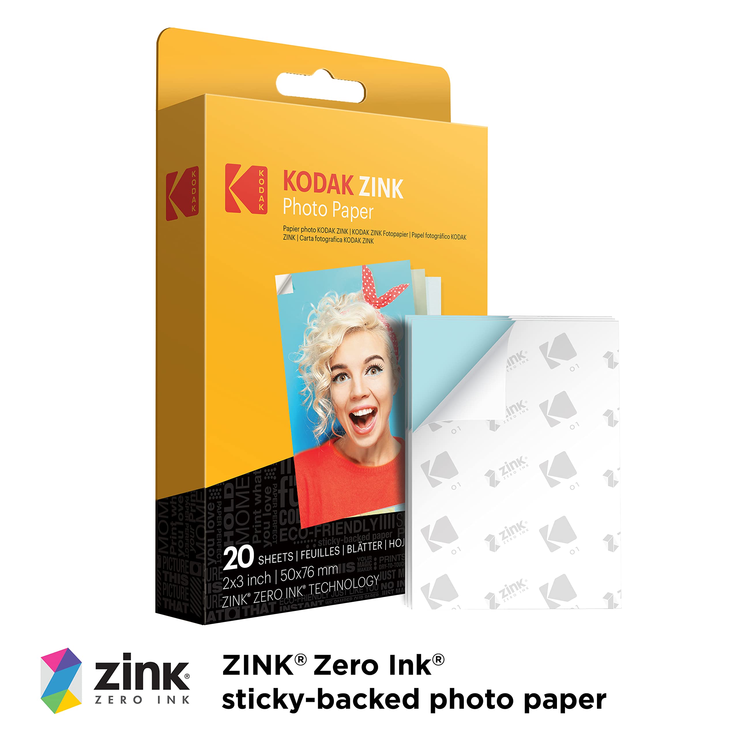 Kodak Printomatic Instant Camera (Grey) Gift Bundle + Zink Paper (20 Sheets) + Deluxe Case + 7 Fun Sticker Sets + Twin Tip Markers + Photo Album.