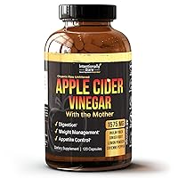 Intentionally Bare Organic Apple Cider Vinegar Capsules with The Mother - Keto Apple Cider Vinegar Capsules - ACV Capsules for Keto Cleanse & Healthy Diet 1575mg - 120 Capsules