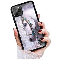 for iPhone 11, Art Design Soft Back Case Phone Cover, HOT12320 White Horse Princess 12320