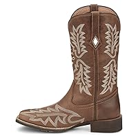 JUSTIN Women's Carsen Western Boot Broad Square Toe - Gy2974