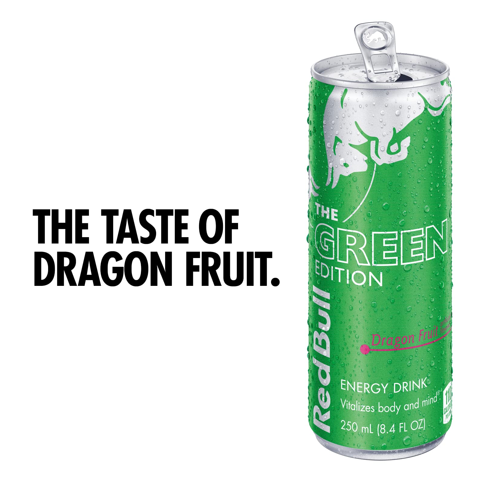 Red Bull Green Edition Dragon Fruit Energy Drink, 8.4 Fl Oz, 4 Cans