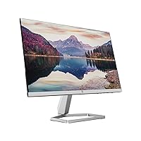 HP M22f 21.5 Inch Full HD 1080p Monitor 75Hz Refresh Rate 300 Nits 5ms Anti-Glare IPS AMD FreeSync Low Blue Light Eyesafe Certiied for Computer Desktop Laptop HDMI VGA Port, Natural Silver (Renewed)