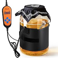 Kombucha Heating Wrap, Kombucha Jar Heat Wrap with Digital Temperature Control and Timing Function, Fermentation Heater Carboy Warmer Fits Most Fermenter Vessels 1 to 3 Gallons