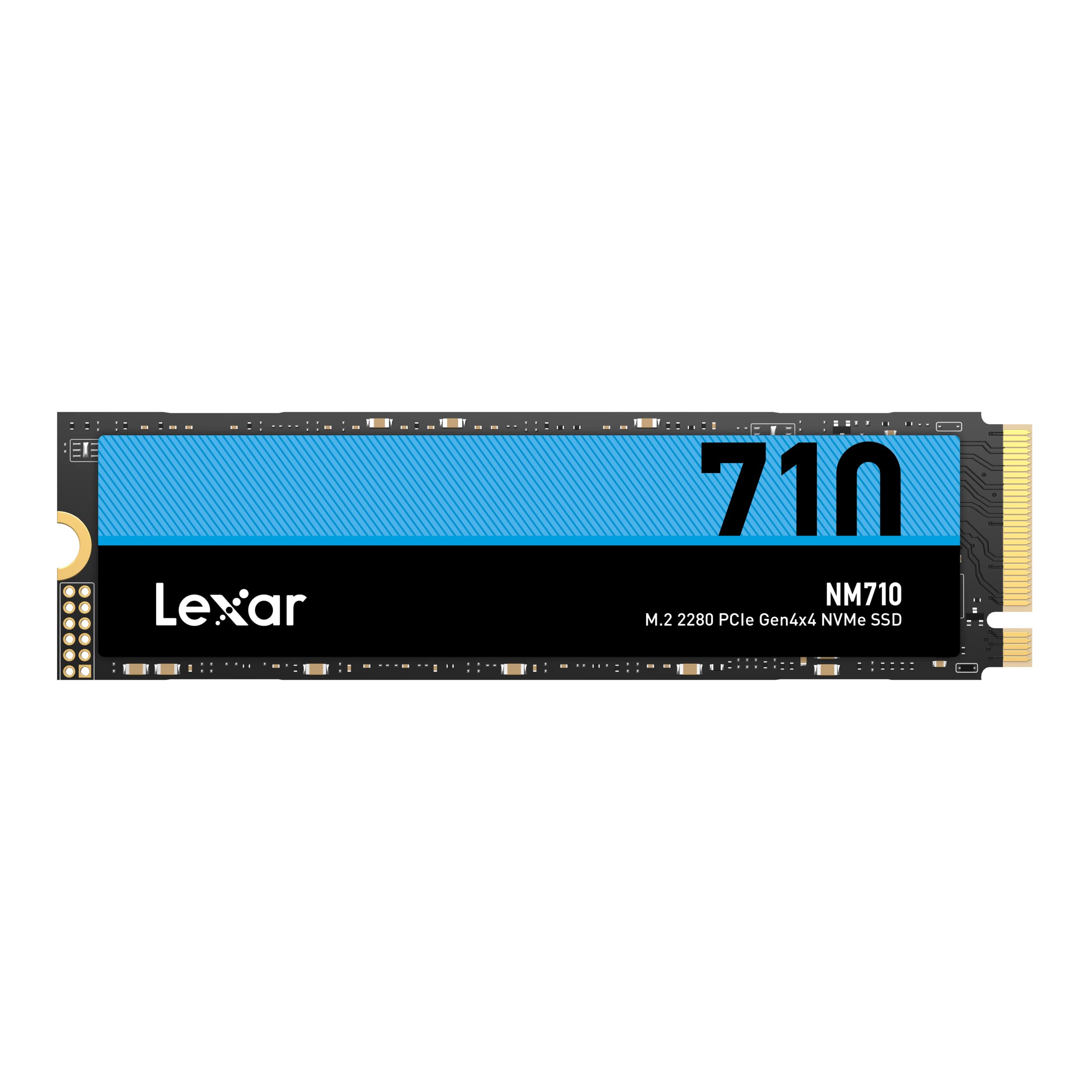 Lexar NM710 SSD 500GB PCIe Gen4 NVMe M.2 2280 Internal Solid State Drive, Up to 5000MB/s (LNM710X500G-RNNNU)