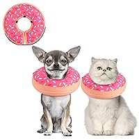 Supet Inflatable Dog Cone Collar for Medium Small Dogs, Soft Cone Collar for Dogs Cats, E Collar Dog Neck Donut Dog Puppy Doggie Cone Alternative After Surgery