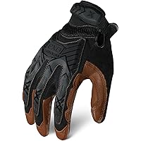 Ironclad Motor Impact Leather, Brown/Black, Medium