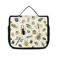 Insect Toiletry Bag Hanging Wash Bag Travel Makeup Bag Organizer Cosmetic Bag for Women Men