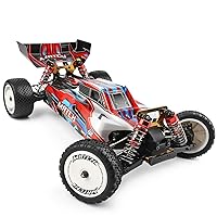 WLtoys High-Speed RC Car High-Speed RC Car 104001 RC Car 45km/h High Speed Racing Car 1/10 2.4GHz RC Buggy 4WD Racing Off-Road Drift Car Toys for Children (104001 2 * 3000)