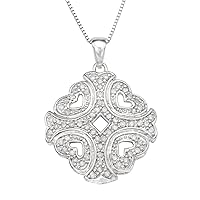 1/3 CTTW White Diamond Fashion Necklace in Sterling