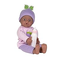 Adora Amazon Exclusive Sweet Babies Collection, 11” Soft and Cuddly Girl Baby Doll | Machine Washable, Birthday Gift For Ages 1+ - Baby Girl Grape