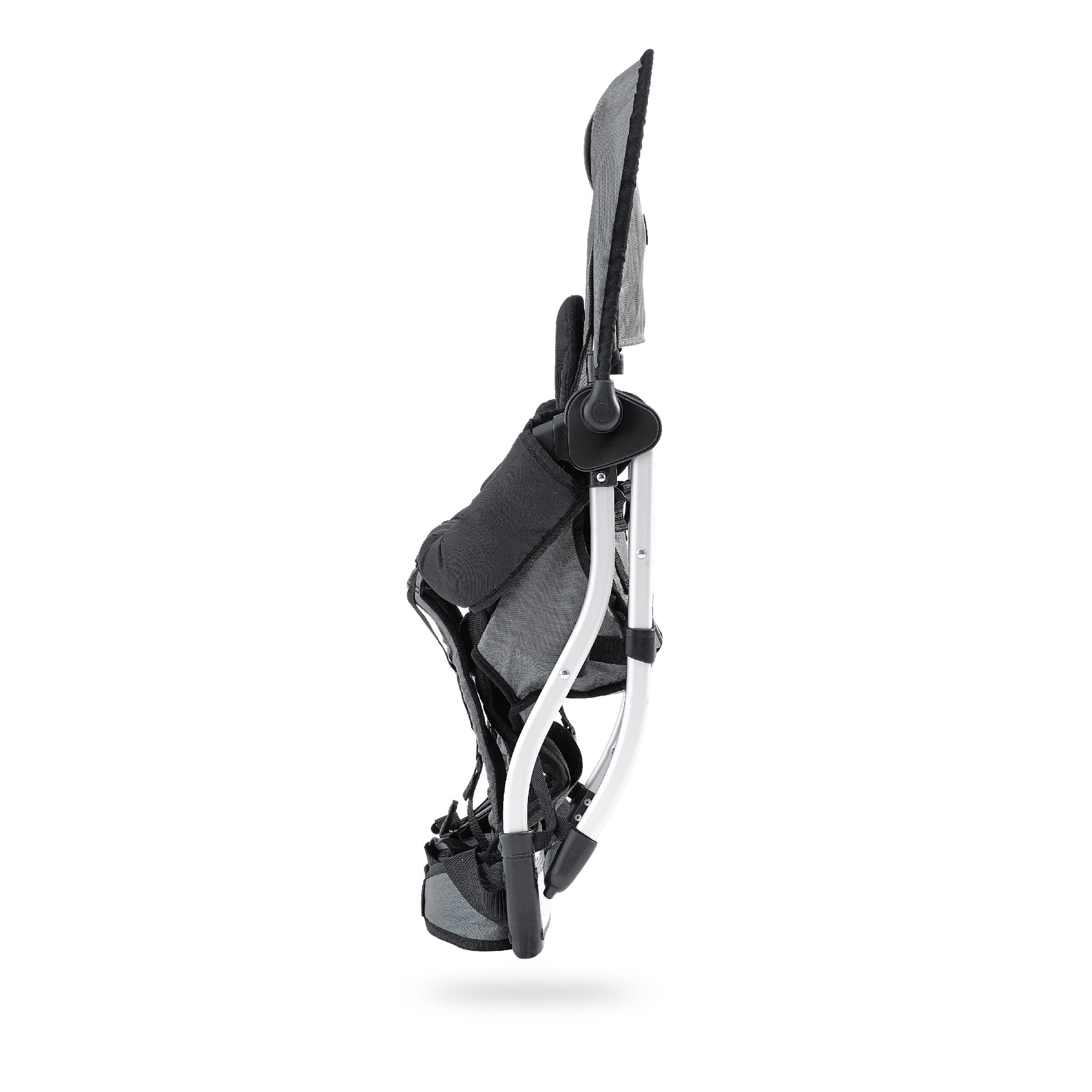 Chicco SmartSupport Aluminum Frame Backpack Carrier, Lightweight Baby Backpack Carrier | Grey - Old Model