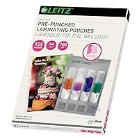 Leitz iLAM A4 125 Micron Pre-Punched Laminating Pouch (Pack of 100)