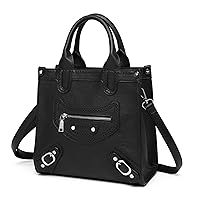 Guscio Basic 120909 2-Way Women’s Handbag, Shoulder Bag, Punching Processing, Square Shape, PU Leather, Adult, Cute, Stylish