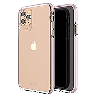 Gear4 ZAGG Piccadilly Compatible with iPhone 11 Pro Max Case, Advanced Impact Protection with Integrated D3O Technology Phone Cover - Rose Gold