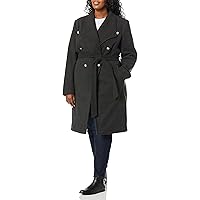 City Chic Women's Plus Size Button Detailed Coat