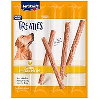 Vitakraft Treaties Dog Chew Sticks - Treats Made with 90% Chicken - Soft Dog Jerky Treats - Dog Chews No Rawhide