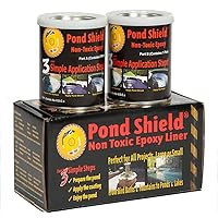 Pond Armor SKU-BLACK-QT-R Non Toxic Pond Shield Epoxy Paint, 1.5-Quart, Black
